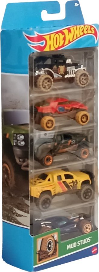 Mattel Autka Hot Wheels - Mud Studs - 5 pak (HTV40)