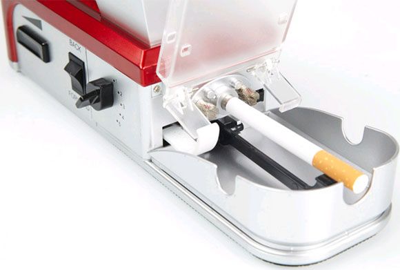 Platinum Maszynka do papierosów - nabijarka bordowa