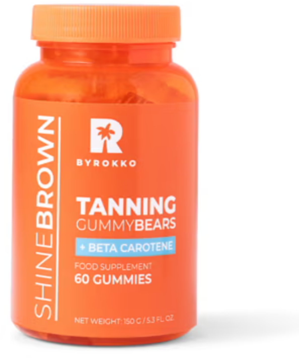 Byrokko Shine Brown Beta Carotene Żelki Wzmacniające Opaleniznę 150g