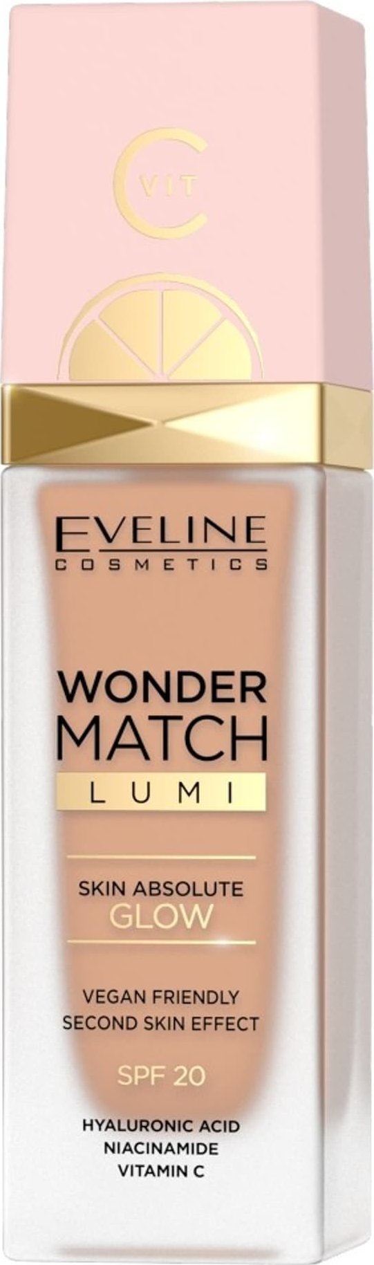 EVELINE KOLOROWKA EVELINE Wonder Match Lumi Podkład rozświetlający nr 25 30 ml