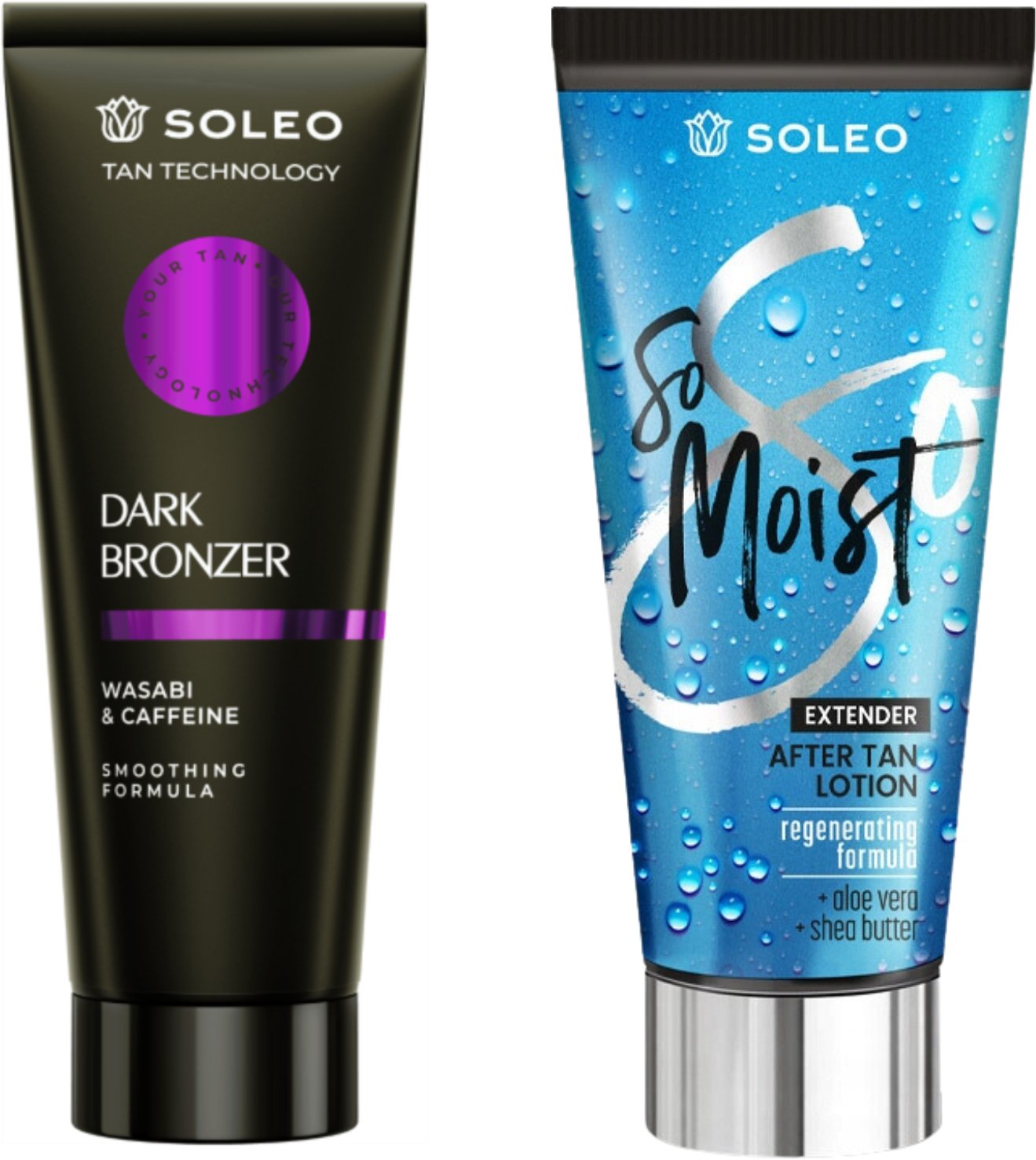 Soleo Tan Technology Dark Bronzer + So Moist Po Opalaniu Gratis