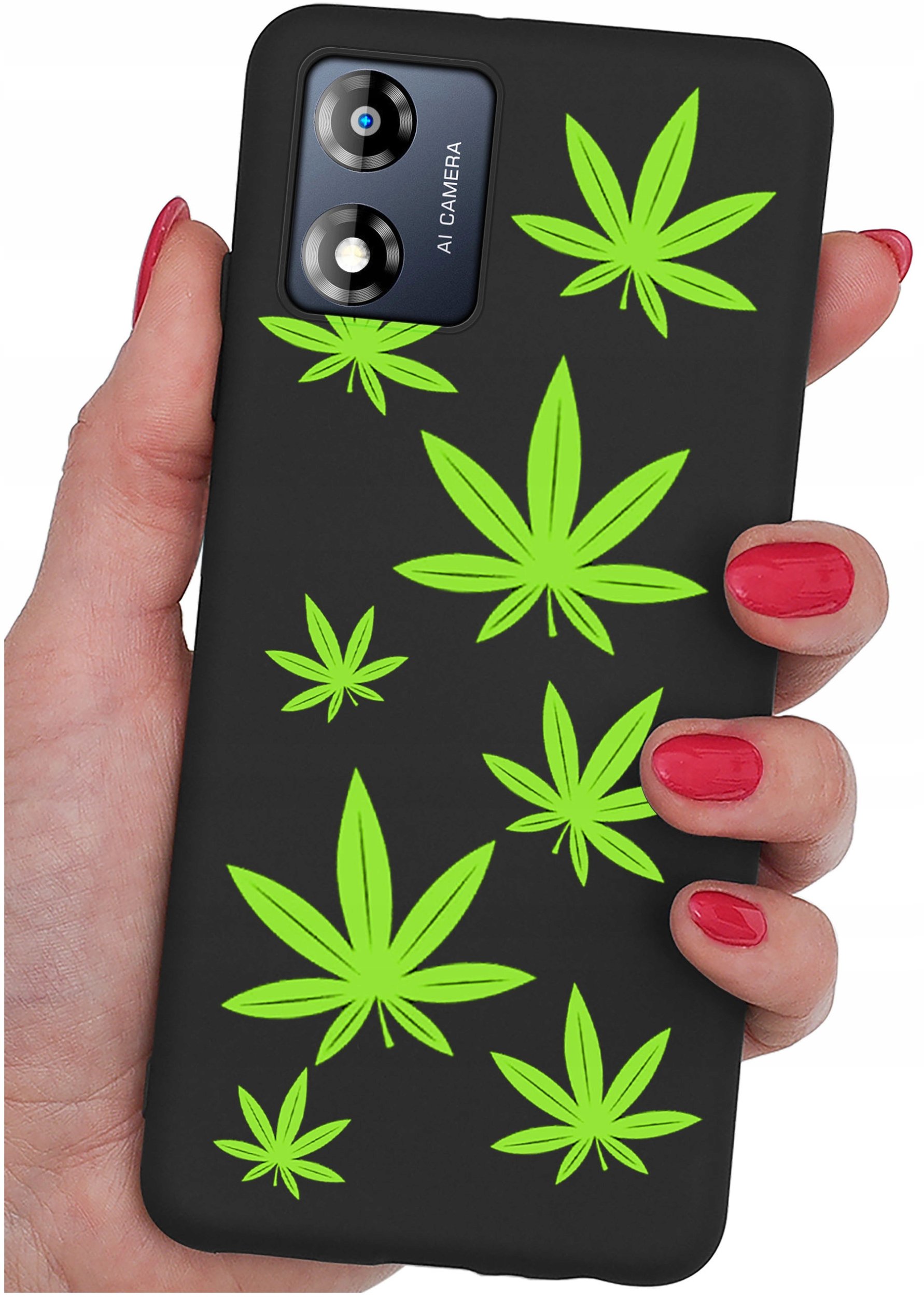 Etui do Motorola Moto E13 WZORY |SILIKONOWE MATT CASE + SZKŁO 9H