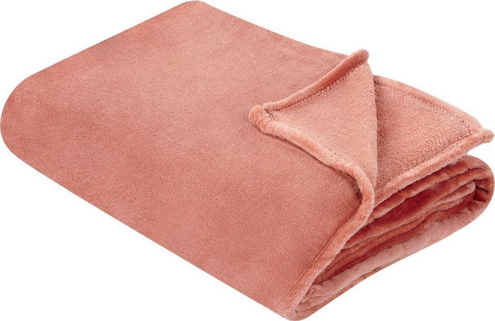 Beliani Koc 200 x 220 cm czerwony BAYBURT