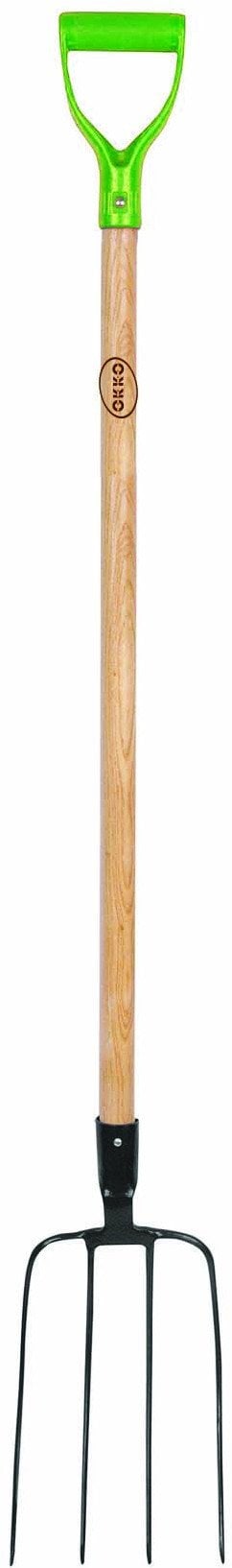 FORK COMPOST 4 PRONG WOOD HANDL F102WL O