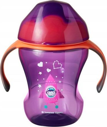 Tommee Tippee Kubek Niekapek z uchwytami 7m+Tommee Tippee uniwersalny
