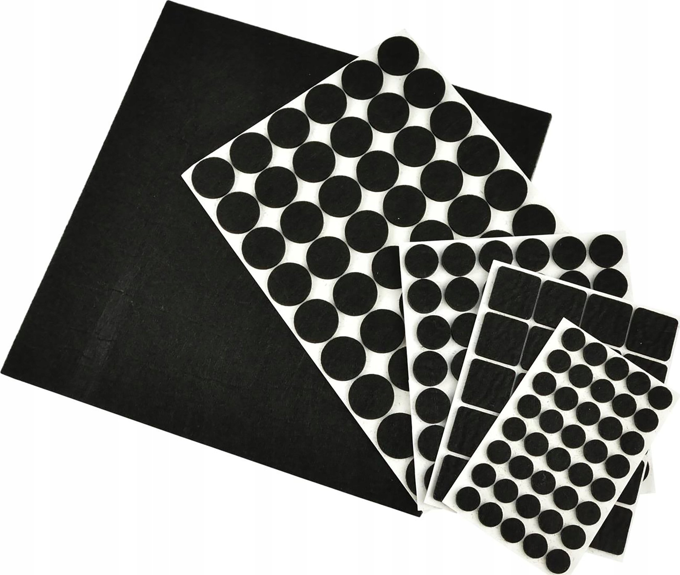 Geko Podkładki filcowe pod meble zestaw 157szt.(25/100)