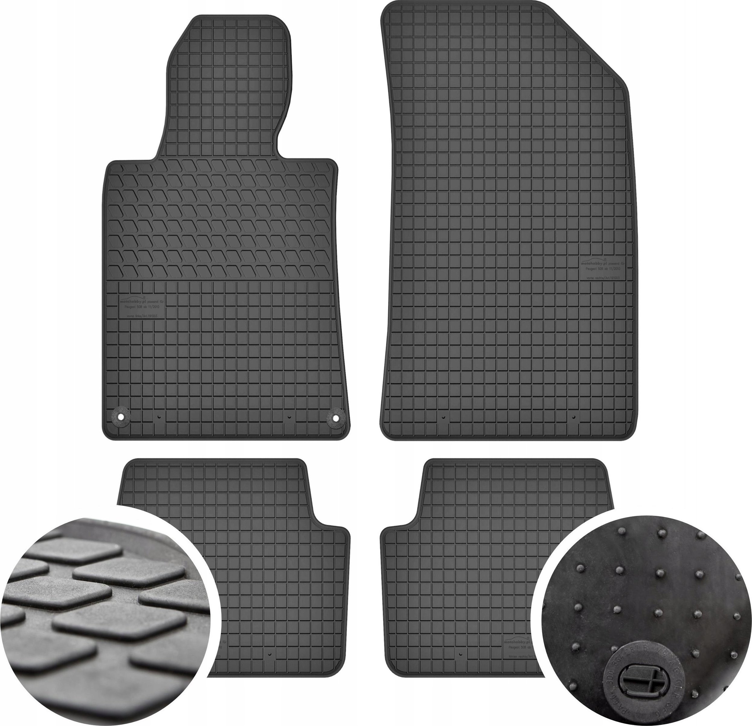 GeyerHosaja Dywaniki gumowe do Peugeot 508 I (2010-2017)