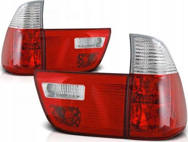 Lampy tylne BMW X5 E53 CLEAR RED