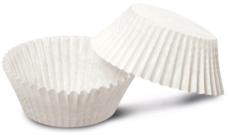 Keksinu papira forminas 100 gab. baltas Easy Bake Bio O7x3cm 8006043023039