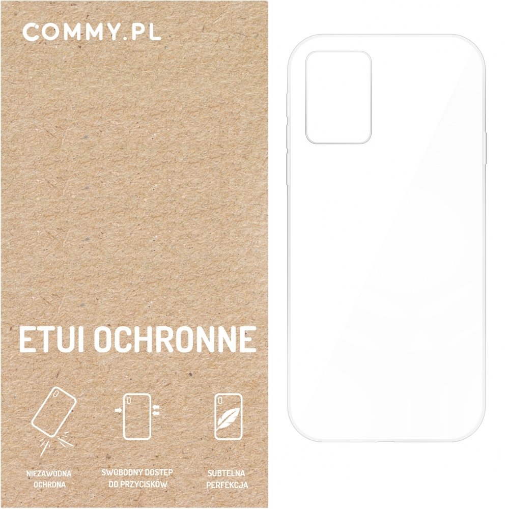 Przezroczyste etui COMMY Slim 2 mm styl i ochrona dla Samsung Galaxy A51