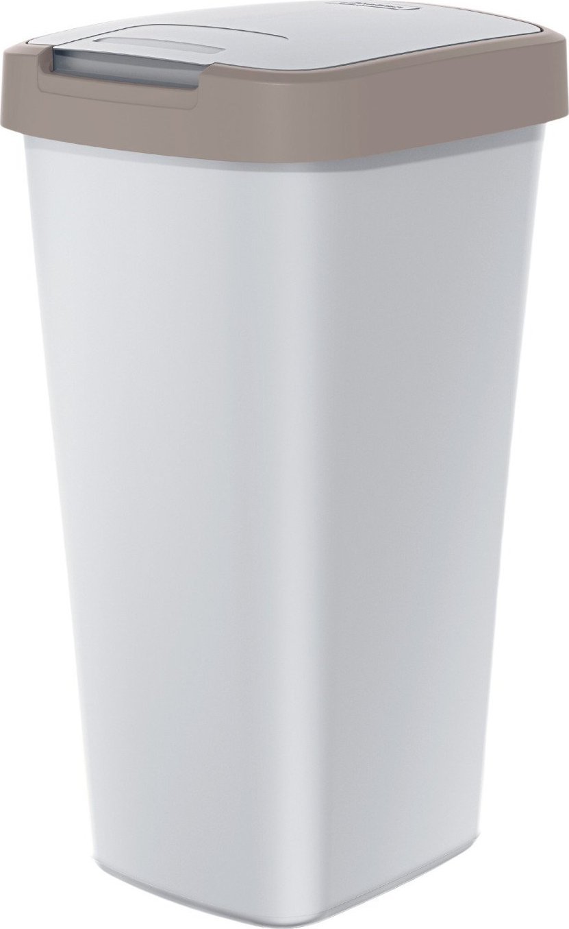 Kosz na śmieci Prosperplast Kosz na śmieci COMPACTA Q - jasno brąz / popiel 25l Keden
