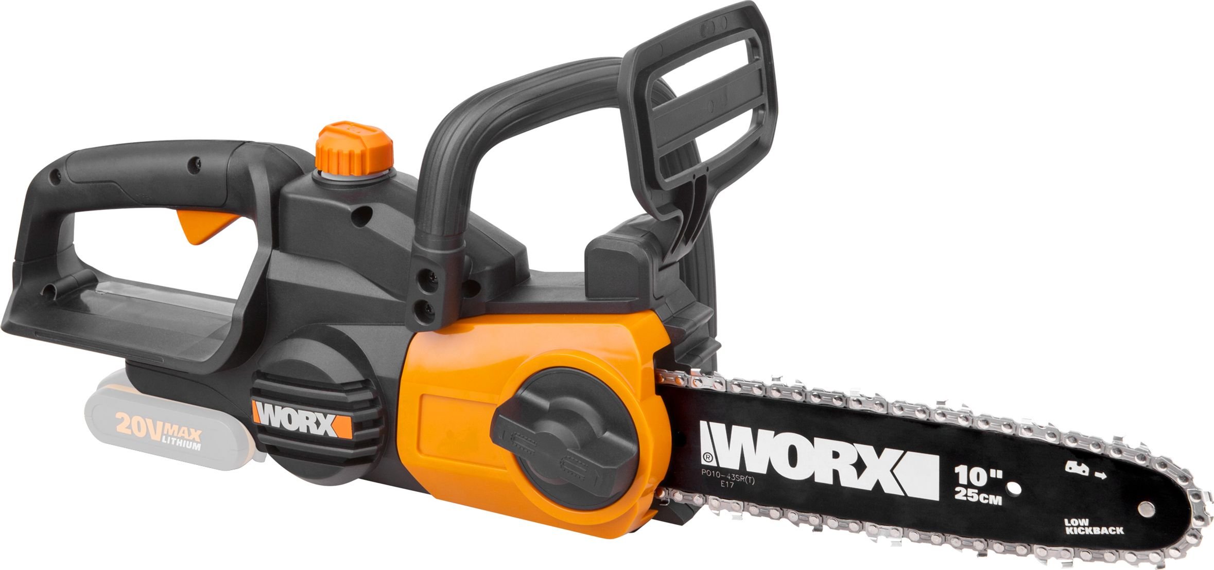 Piła łańcuchowa Worx WG322E.9 20 V 25 cm
