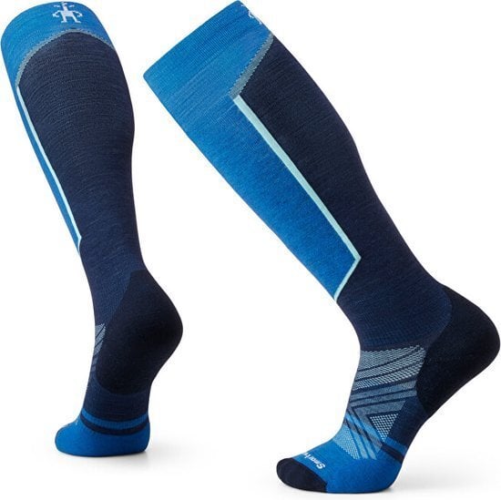 U'S Ski Targeted Cushion OTC Socks, J96 | laguna blue, M