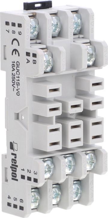 Relpol Gnizado przekaźnika RUC 2P RUC 3P na szynę 35mm lub do płyty GUC11S-V0 862593