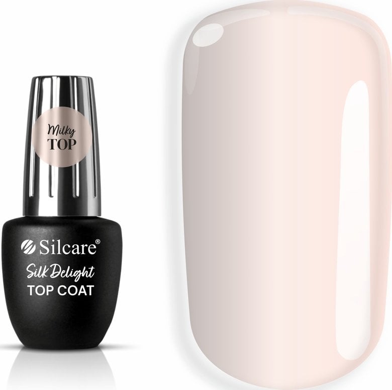 SILCARE_Top Coat Silk Delight No Wipe top do lakierów hybrydowych 9ml