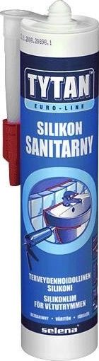 Tytan SILIKON SANITARNY EURO-LINE 280ML BEZBARWNY