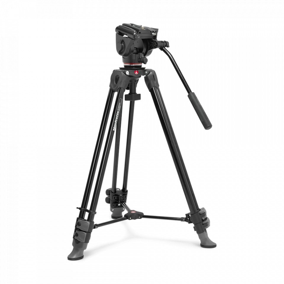 Manfrotto tripod set MVK500XAM 500X & Twin Leg Video Alu Kit