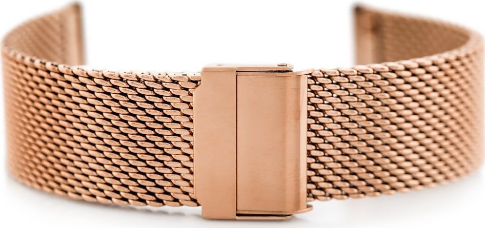 Bransoleta Pacific M8 - siatka HQ - rosegold 18mm
