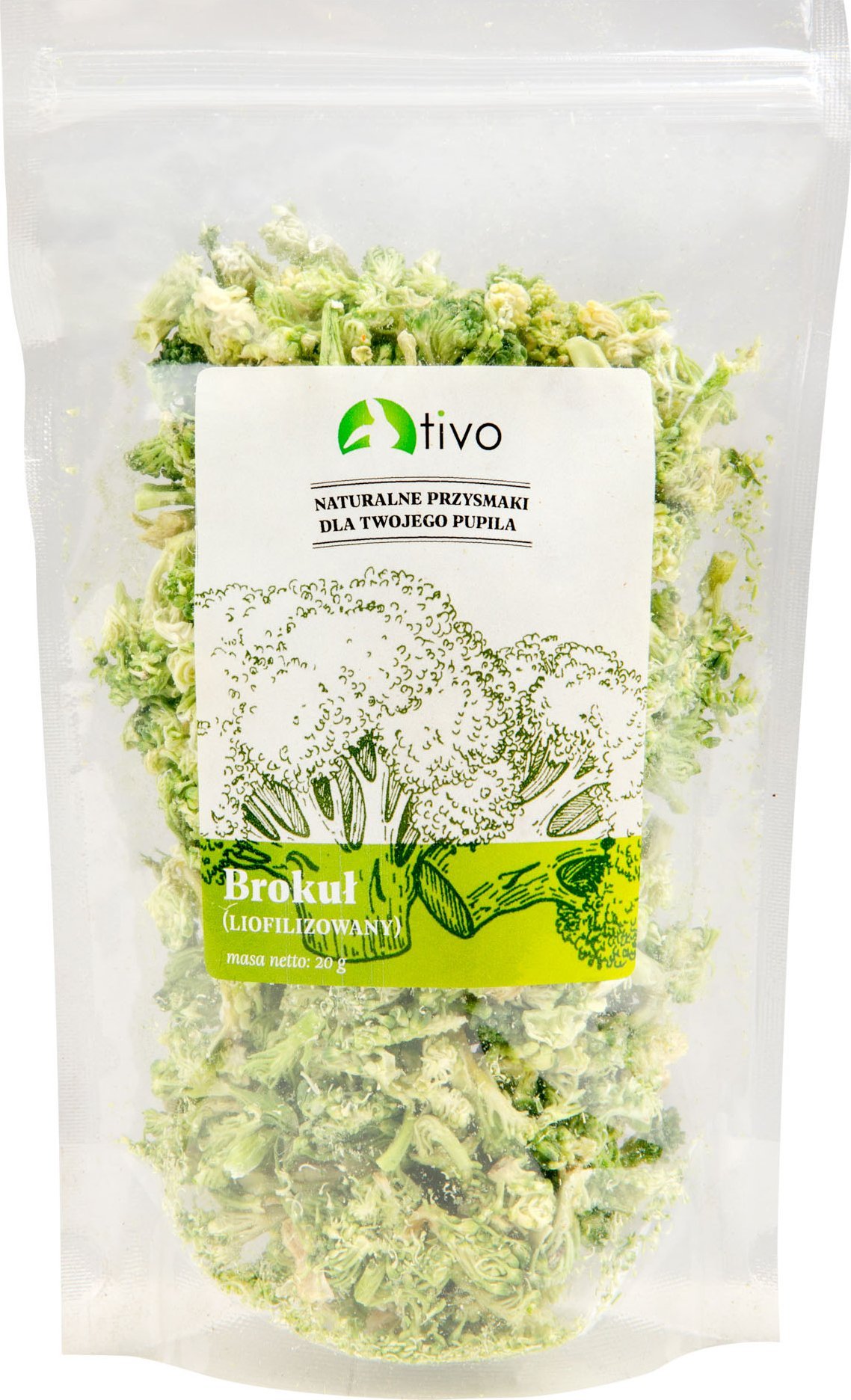 Tivo TIVO WARZYWA LIOFILIZOWANE BROKUŁ 20g