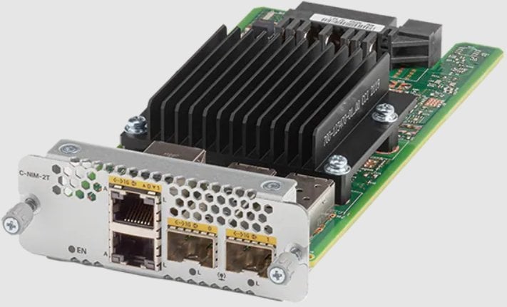 Cisco Cisco Network Interface Module - Erweiterungsmodul - 100Base-FX/1000Base-X x 2 - fur P/N: C8200-1N-4T=, C8200L-1N-4T, C8200L-1N-4T=, C8200-UCPE-