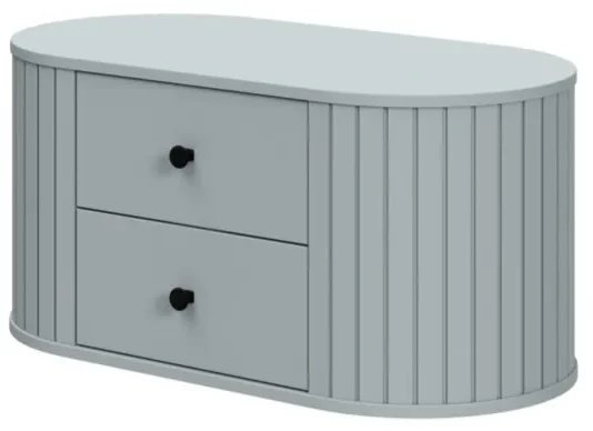 Szafka pod umywalkę VENEZIA FJORD 2S 95cm zielony mat HALMAR