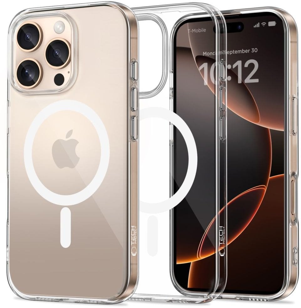 Tech-Protect case FlexAir Magsafe Apple iPhone 16 Pro Max, clear