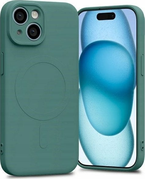 Mercury Mercury MagSafe Semi-Silicone iPhone 15 6,1" zielony/green