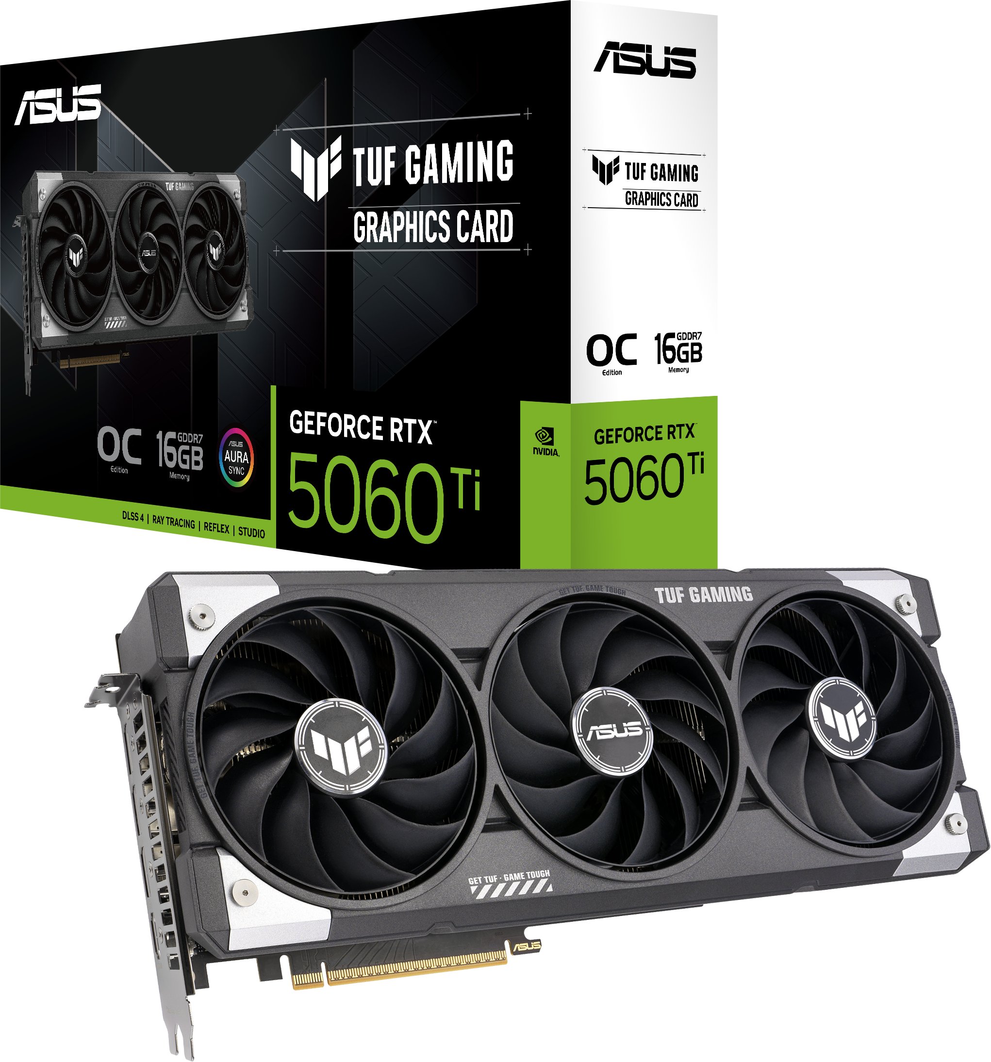 Karta graficzna Asus TUF GeForce RTX 5060 Ti OC 16GB GDDR7 DLSS4 (TUF-RTX5060TI-O16G-GAMING)