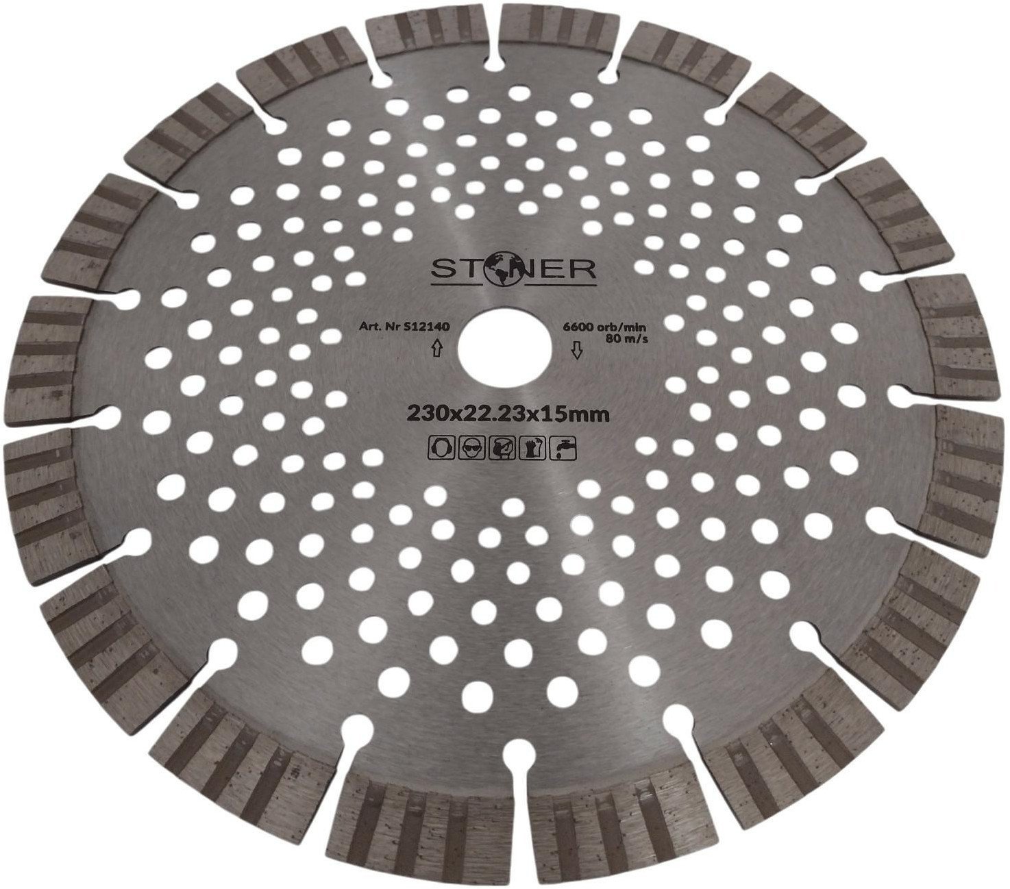 TARCZA D.STONER 230/15mm SEG. V-TURBO