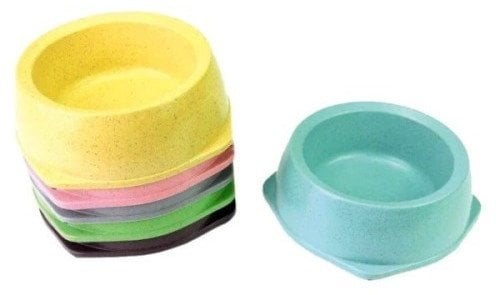 HILTON miska pojed.plast.granit antypoślizgowa poj.600ml mix kol.d/psa