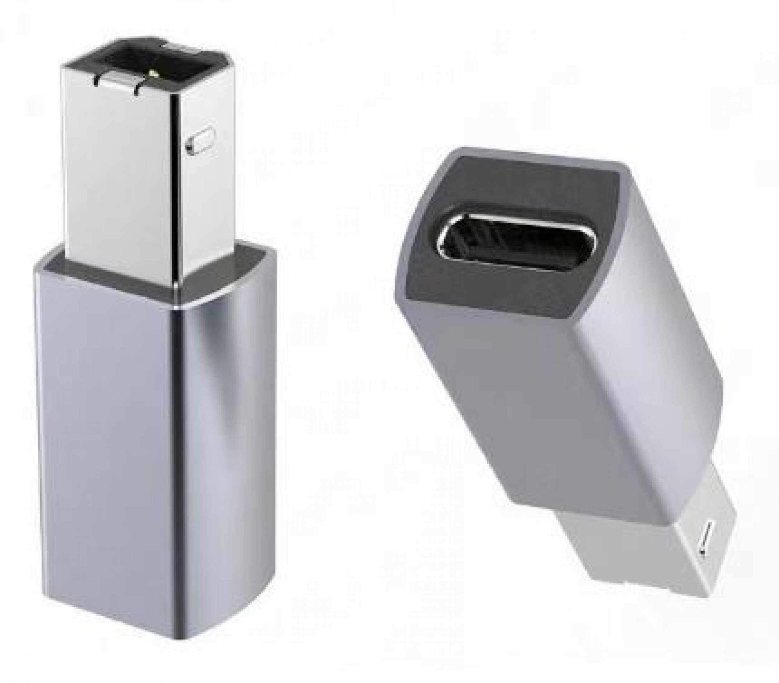 PremiumCord USB redukce USB C - USB2.0 B (F/M)