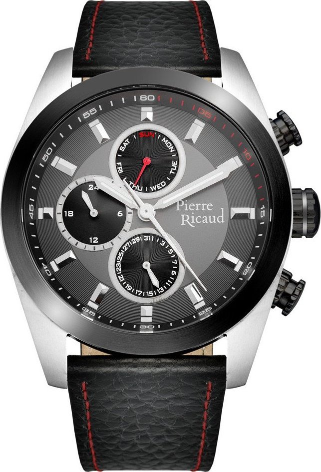 Zegarek Pierre Ricaud Pierre Ricaud P97223.Y217QF Zegarek Męski Niemiecka Jakość