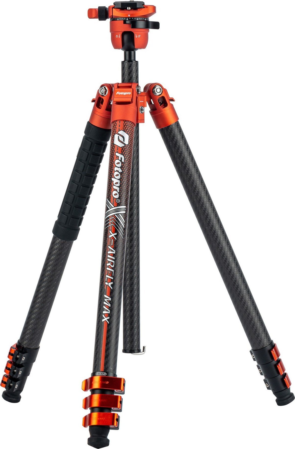 Statyw Fotopro Fotopro X-Airfly Max Statyw fotograficzny pomarańczowy 166 cm