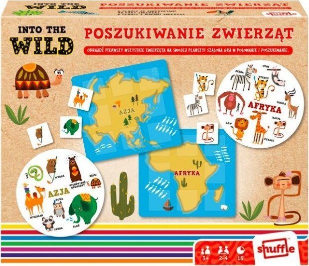 Cartamundi Into the Wild - Poszukiwanie zwierząt CARTAMUNDI