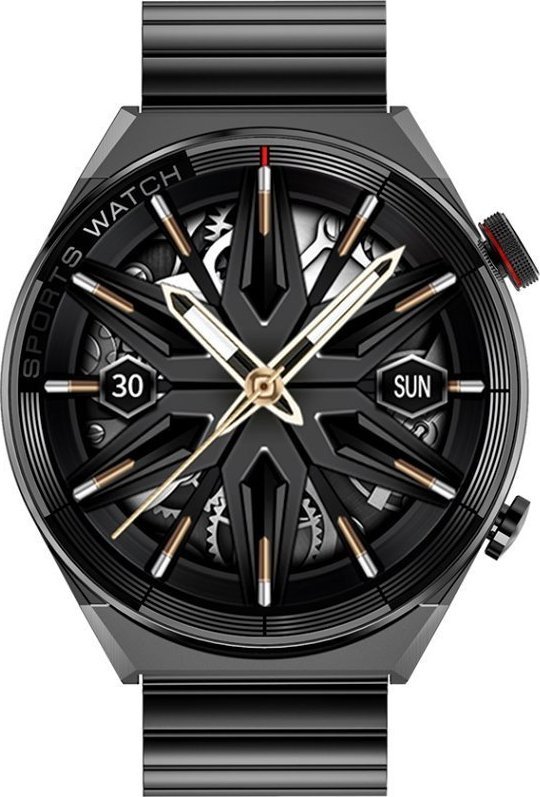 Smartwatch Rubicon SMARTWATCH MĘSKI Rubicon RNCE99 - WYKONYWANIE POŁĄCZEŃ, ŁADOWANIE BEZPRZEWODOWE (sr046b)