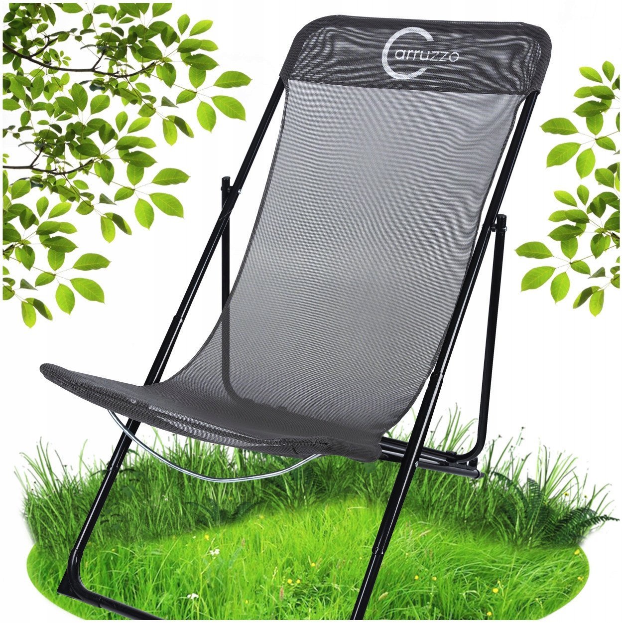 L66E3 LEŻAK TURYSTYCZNY KRZESŁO 3 STOPNIE SKŁADANY