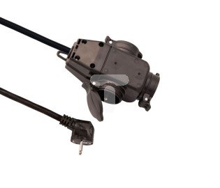 Elgotech Przedłużacz warsztatowy 3-gniazda z/u 5m IP44