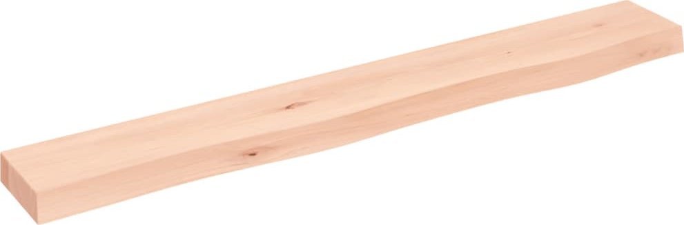 vidaXL vidaXL Półka, 80x10x4 cm, surowe lite drewno dębowe