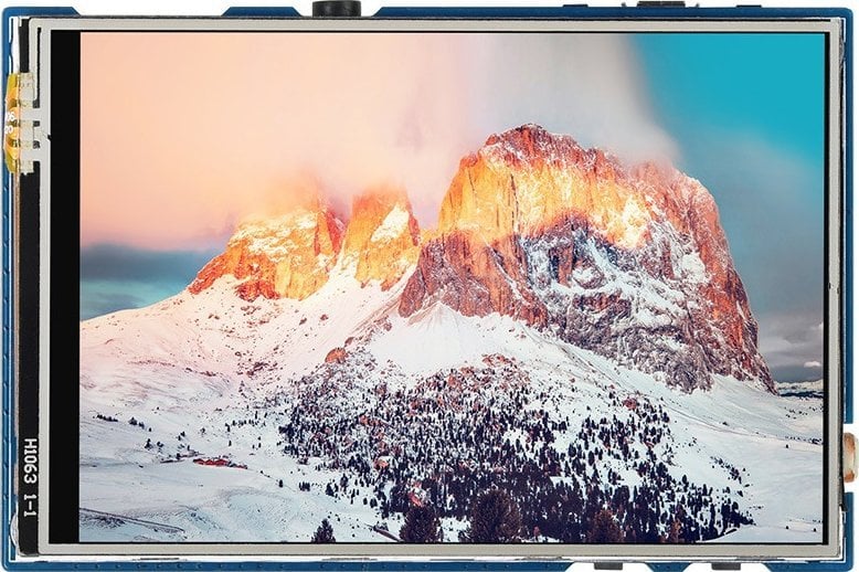 Waveshare Ekran dotykowy rezystancyjny LCD IPS 3,5' 480x320px + audio - SPI - 65K RGB - do Raspberry Pi Pico - 20159}