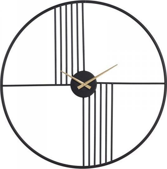 Bigbuy Home Zegar Ścienny Czarny Metal 60 x 5 x 60 cm