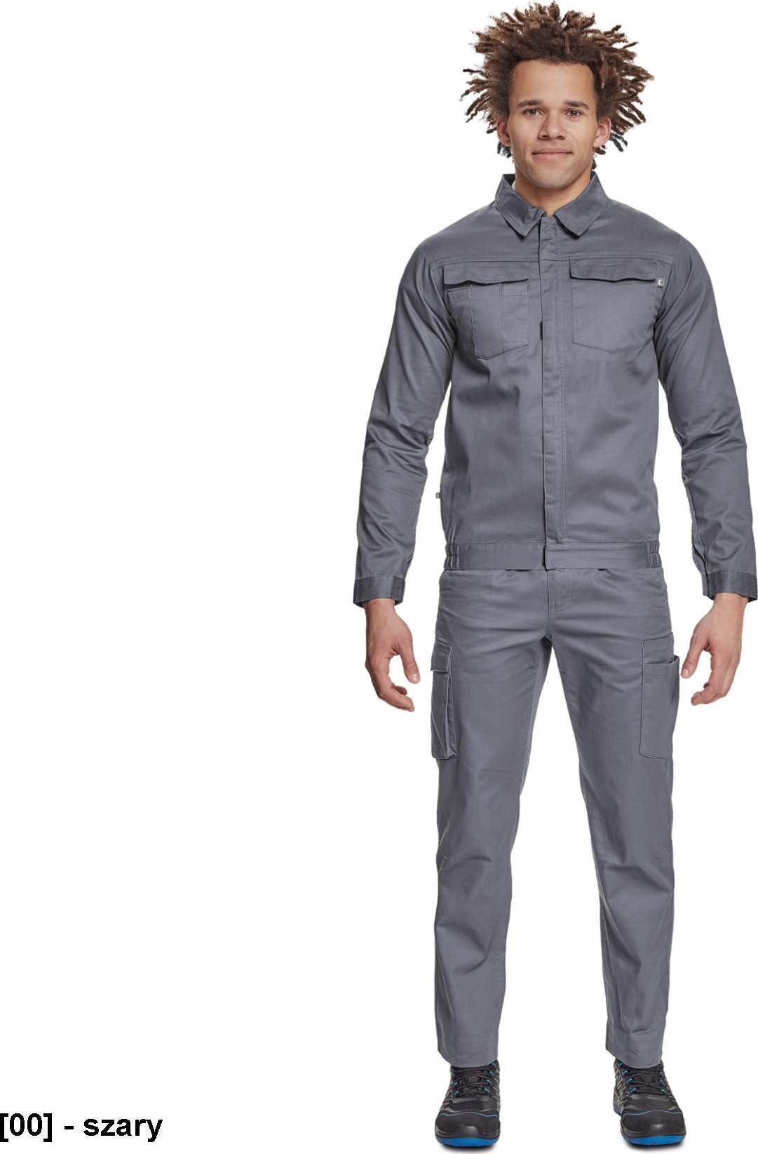 Kurtka męska CERVA ZARAGOZA - kurtka - szary 46