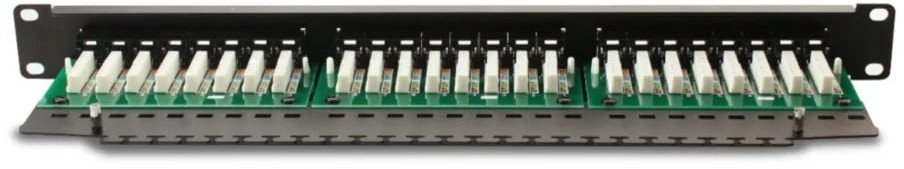 Patch panel 19" 24xUTP kat.6 KR 1U GetFort PGF-6UTP24-B5