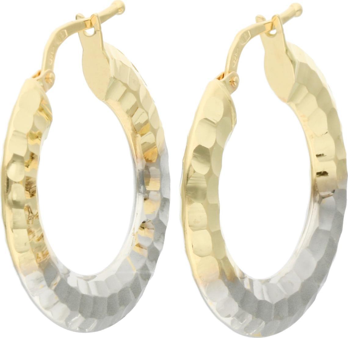 Rosanto Złote kolczyki koła 585 14k