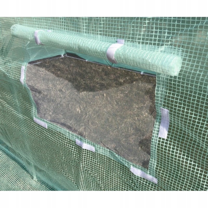 Pokrycie do tunelu szklarniowego 18m2 Zielone 3x6m