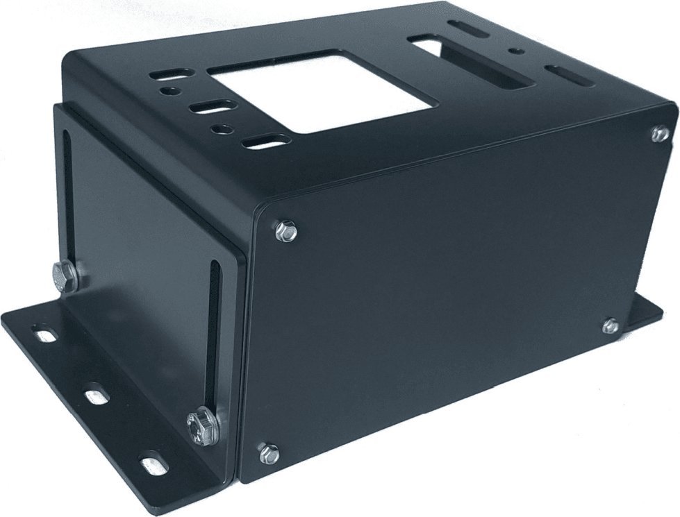 Presbet Podstawa montażowa 15,5-24cm OCYNK RAL7016 pod napędy DEA LIVI, SOMFY ELIXO, BFT DEIMOS, ROGER M30