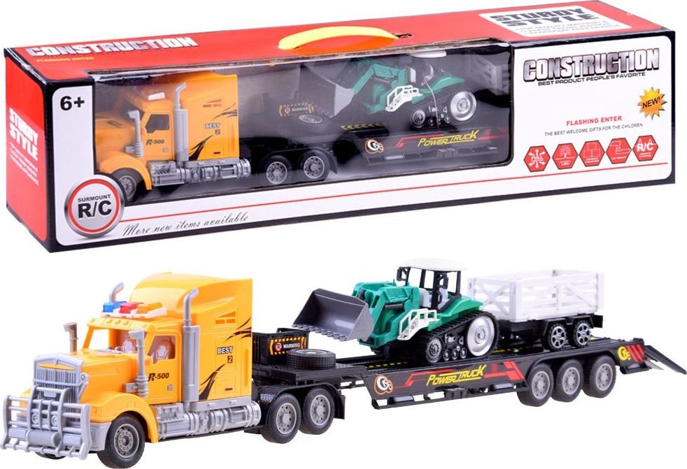 Jokomisiada Tir Laweta + Traktor z Przyczepą Zestaw R/C (RC0208)