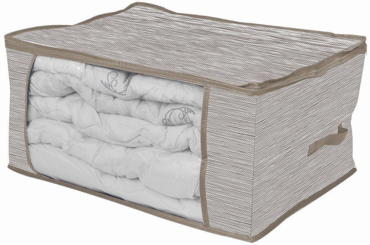 BASKET STORAGE DOMOLETTI 40X33X23CM TEXT