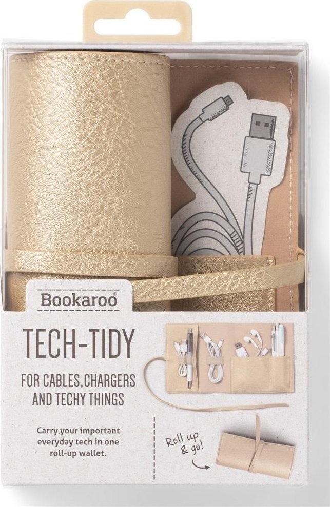 IF Bookaroo Travel tech-tidy organizer podróżny złoty