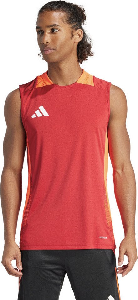Koszulka męska adidas Tiro 24 Competition Training Sleeveless Jersey czerwona IR5474 M
