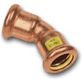 SANHA Łuk miedziany Press Gas 45° 15mm (11004115)